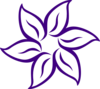Flower Outline clip art - vector clip art online, royalty free ...