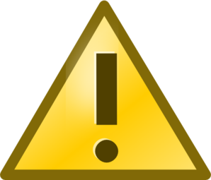 Yellow Exclamation Mark In Triangle clip art - vector clip art ...