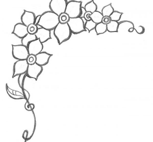 Forget Me Not Drawing - ClipArt Best