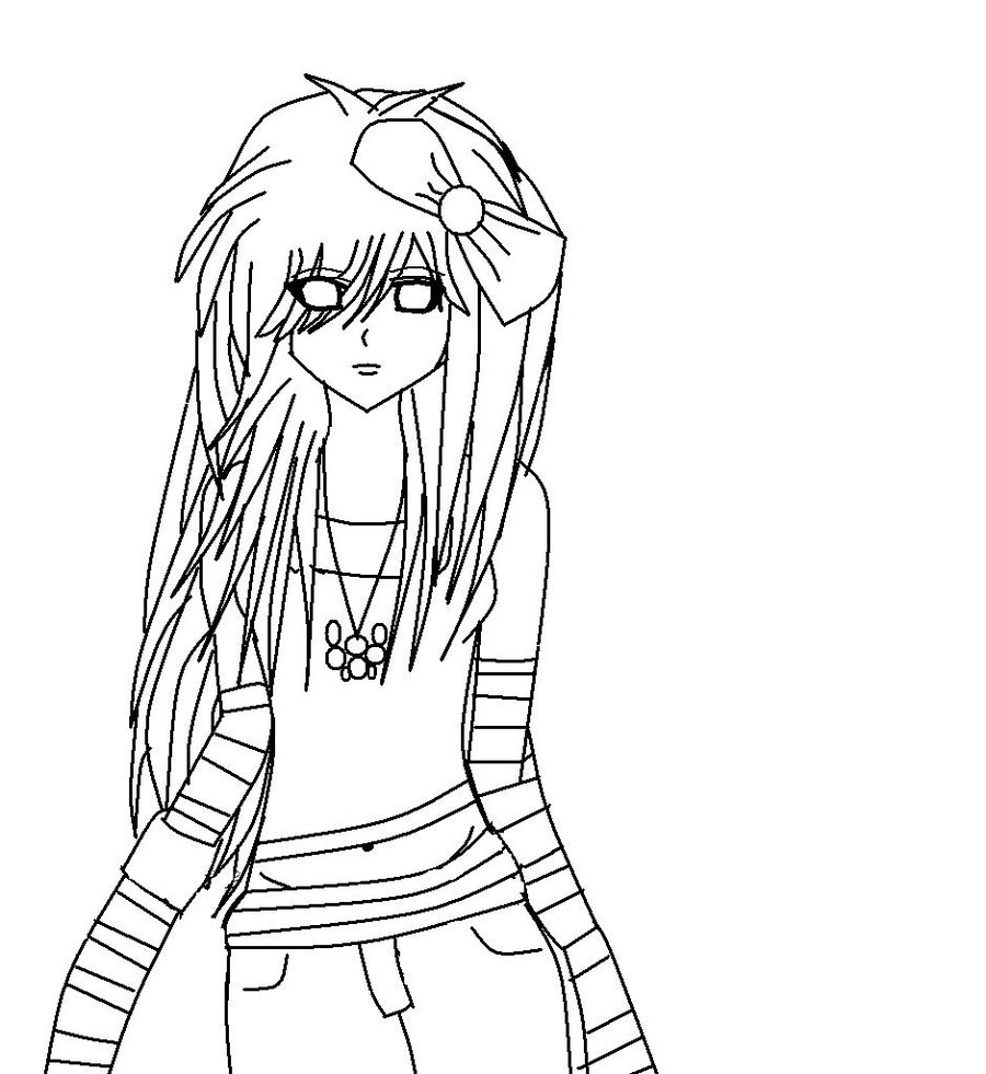 Emo Coloring Pages | Coloring Pages To Print