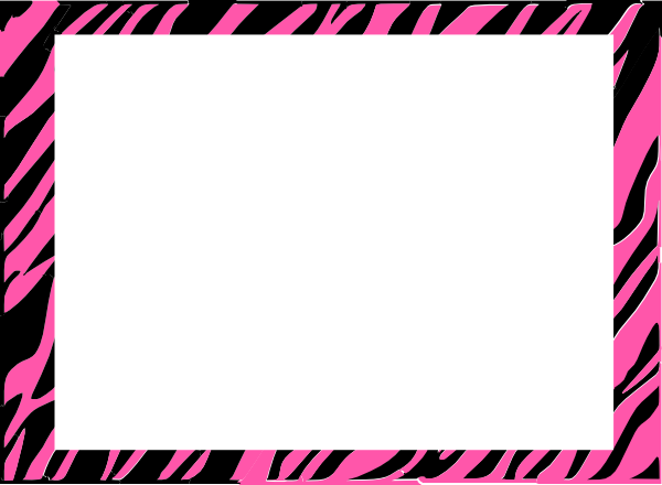Free Zebra Print Border - ClipArt Best
