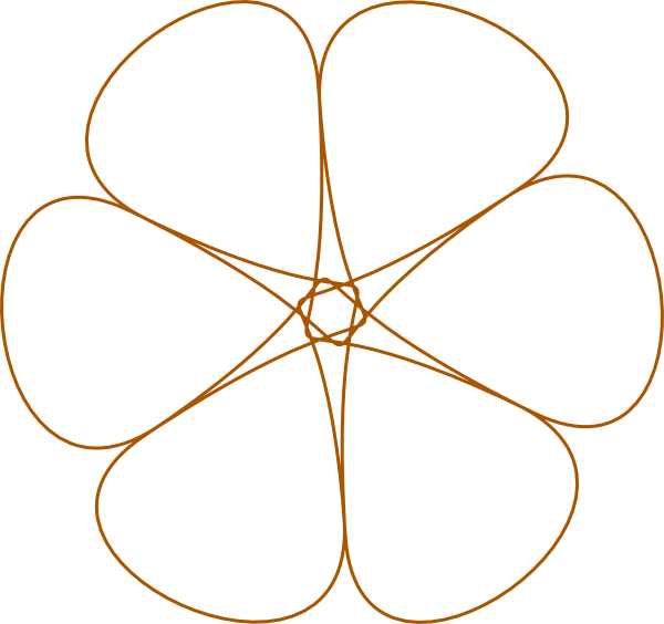 Flower Blank Clip Art - vector clip art online ...