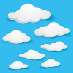 Cartoon cloudy sky, Backgrounds, Textures, Abstract, download ...