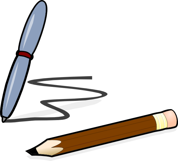 Short Pen & Pencil Clip Art - vector clip art online ...