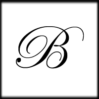 Monogram b clipart