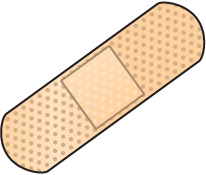 Cute band aid clipart