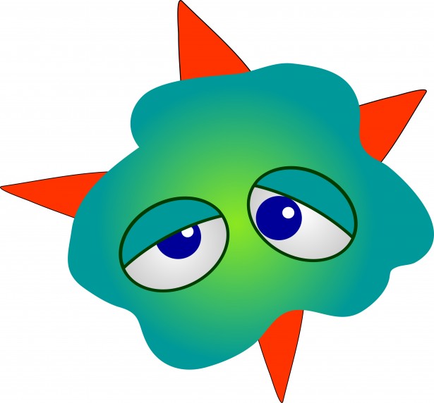 Germ Cartoon Clipart