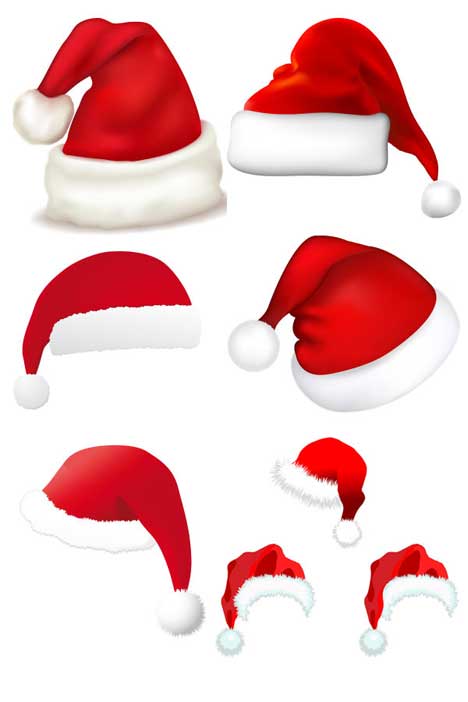 Santa hat vector free clipart clipart - Cliparting.com