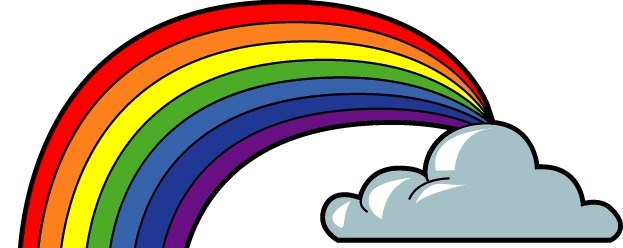 Rainbow clipart color