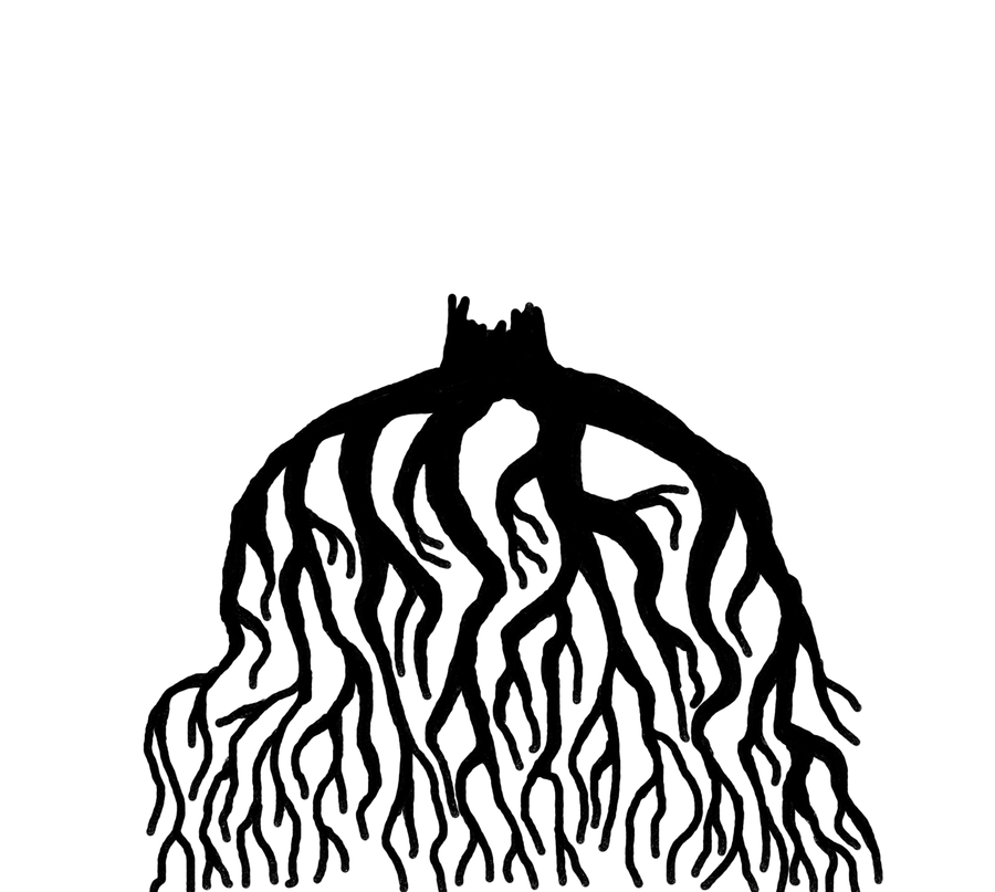 Tree roots clipart