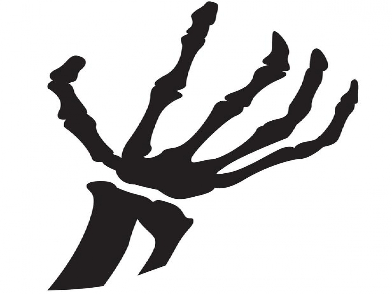 Simple creative pumpkin carving ideas, skeleton hand pumpkin ...