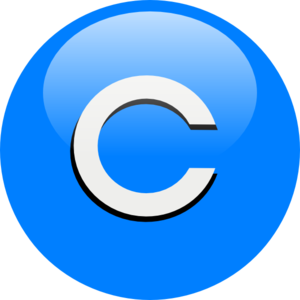 Blue C Clip Art - vector clip art online, royalty ...