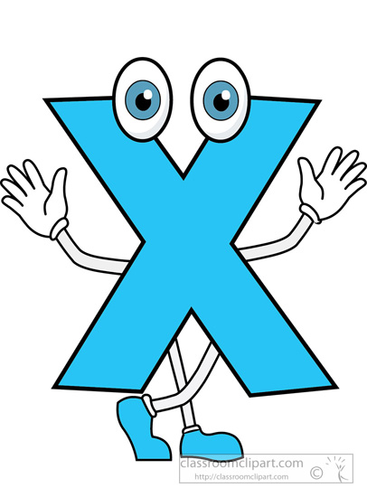 Letter x clipart