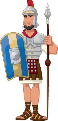 Roman soldier clipart