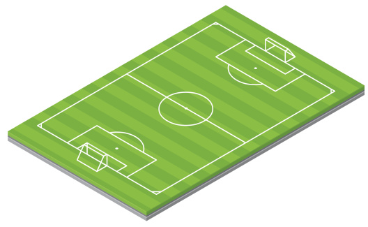 Soccer Field Clip Art, Vector Images &amp; Illustrations