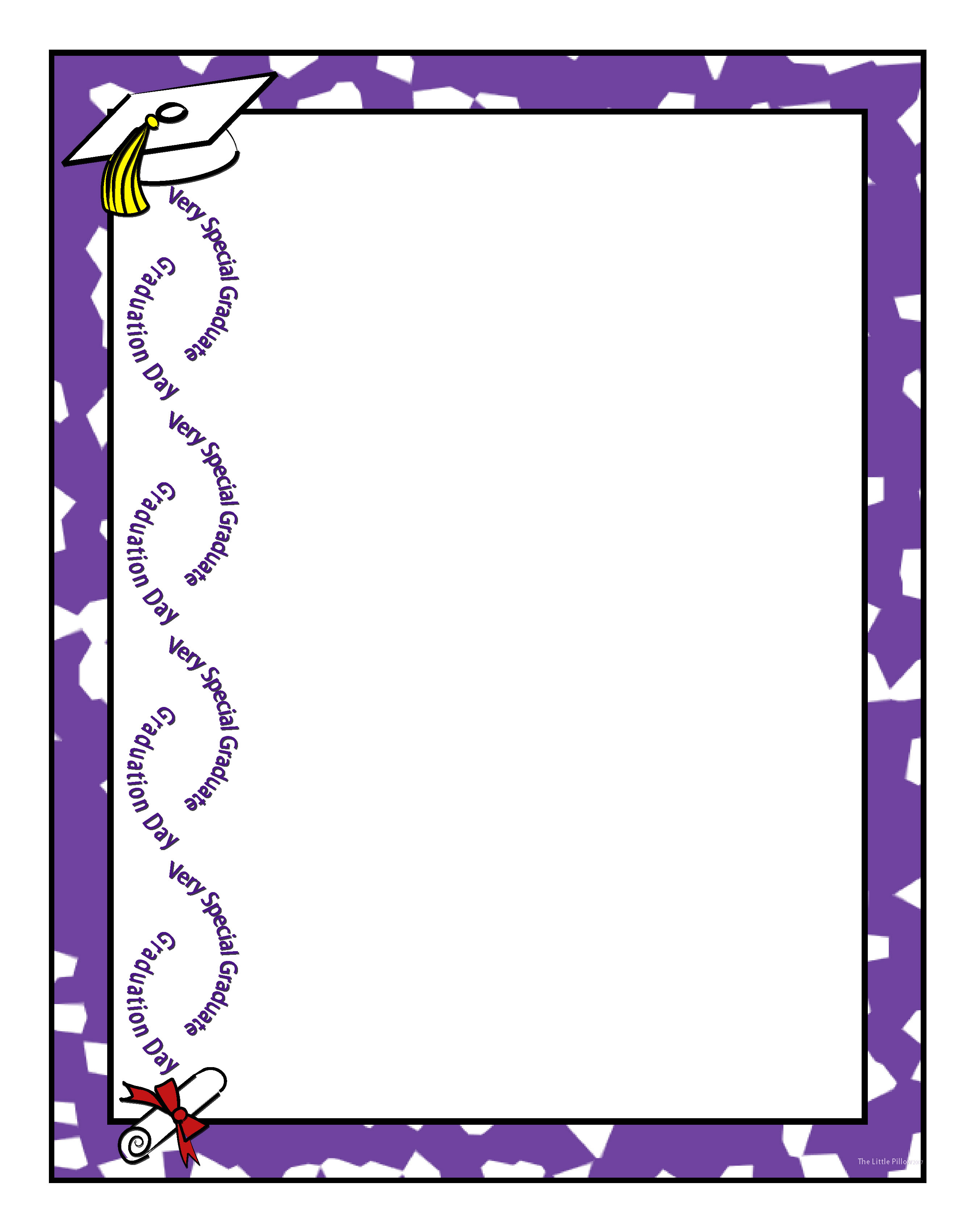 Graduation borders clip art