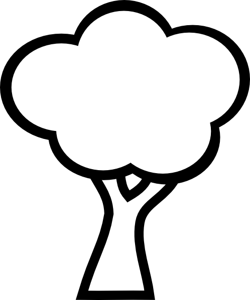 Clip Art Tree Black And White Keywords Black And White