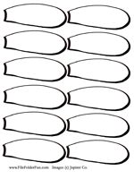 Turkey Template Clipart