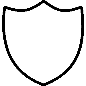 Police badge outline clipart 2 - Clipartix