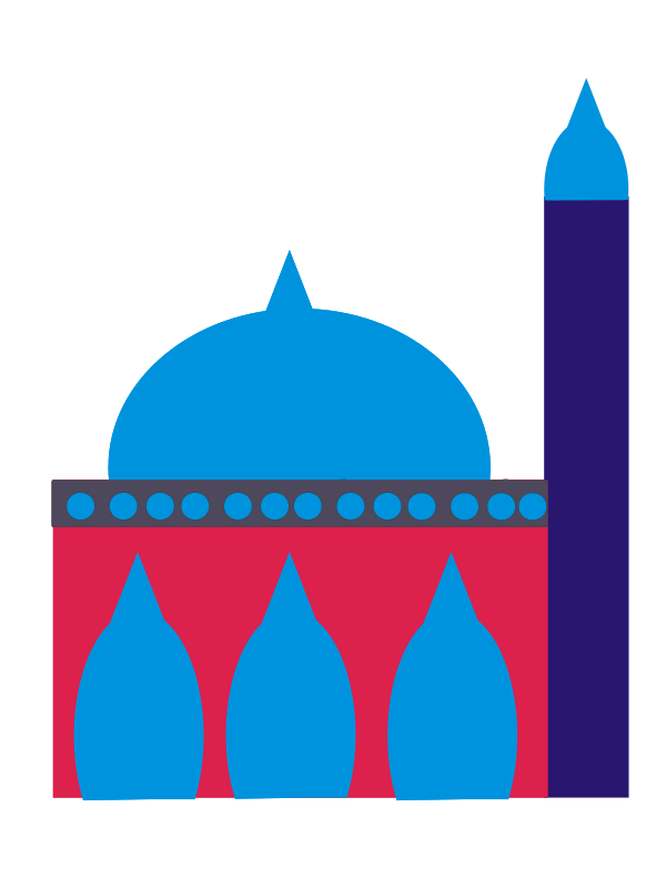 Islamic mosque clipart