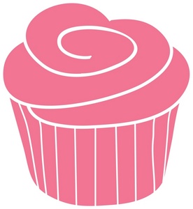 Cartoon cupcake clipart