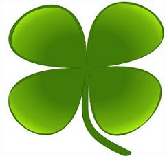 Four-leaf clover clipart