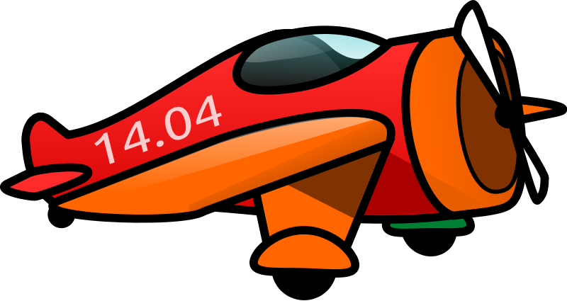 Free cartoon plane clipart