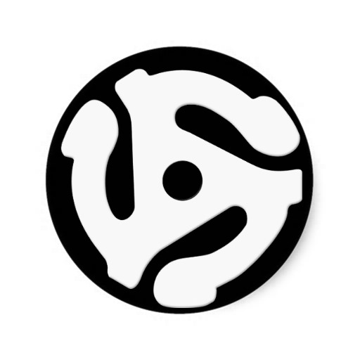 45 record adapter logo artwork clipart best