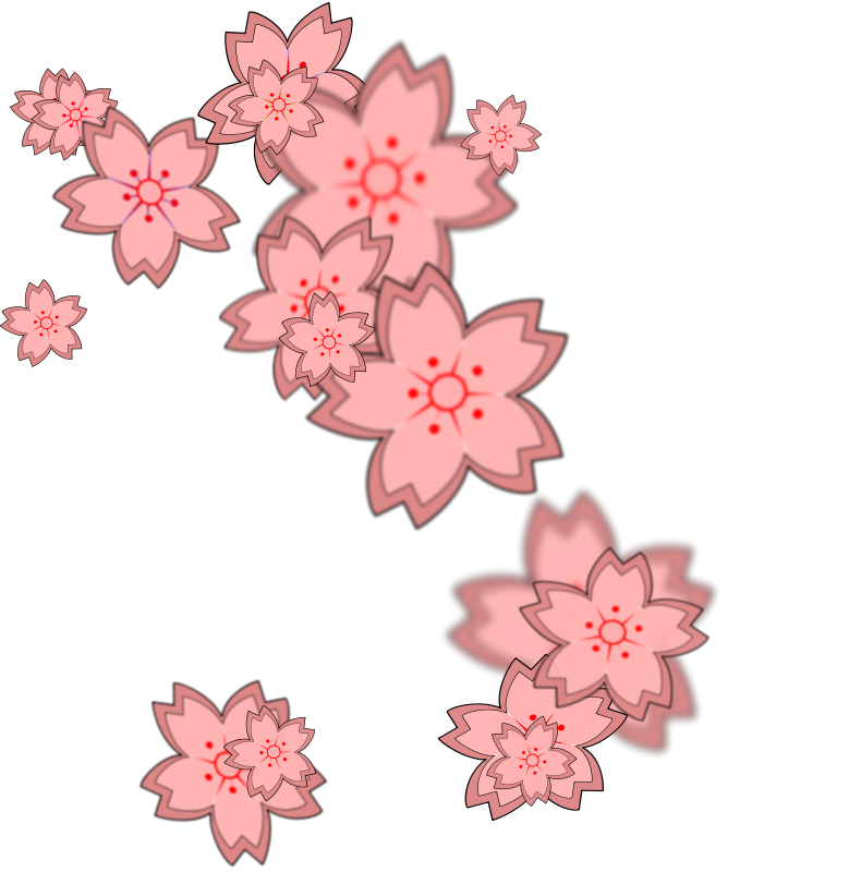 Clipart - tile effect sakura 2 ...