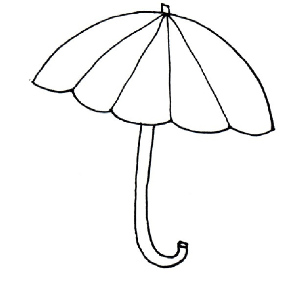 Umbrella Day Coloring Pages : Umbrella Coloring Template Kids ...