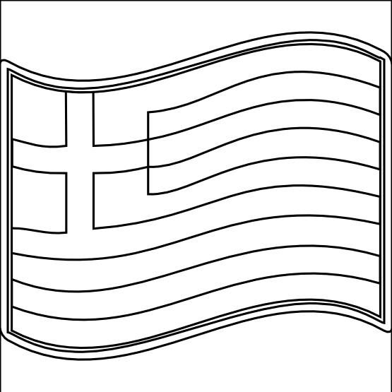 Nuvola Greek Flag Black White Line Art Tattoo Tatoo Flags 2011 ...