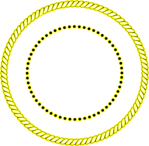 Yellow Rope Border Clip Art - vector clip art online ...