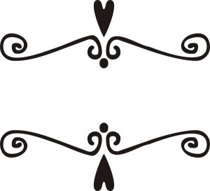 Wall Frame Border Monogram – Fun Girls room whimsical style wall ...