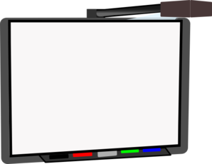 Small Smart Board Blank Clip Art - vector clip art ...