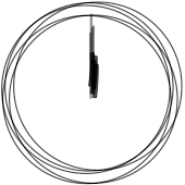 Pink Analog Clock