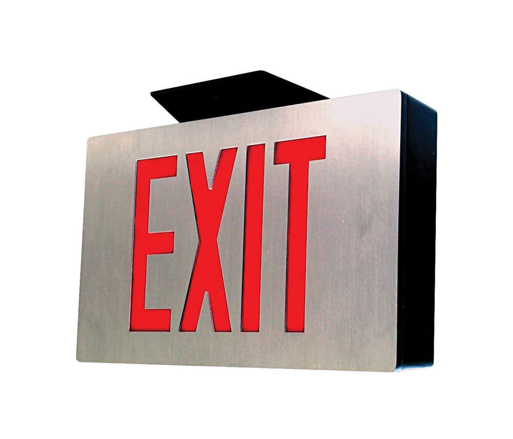 LED emergency light with exit sign - SENTRY CCDMR - EVENLITE