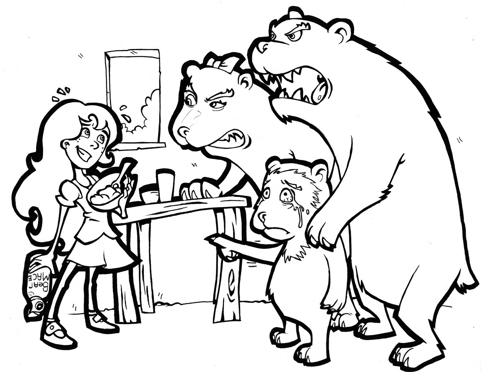 Goldilocks Clip Art