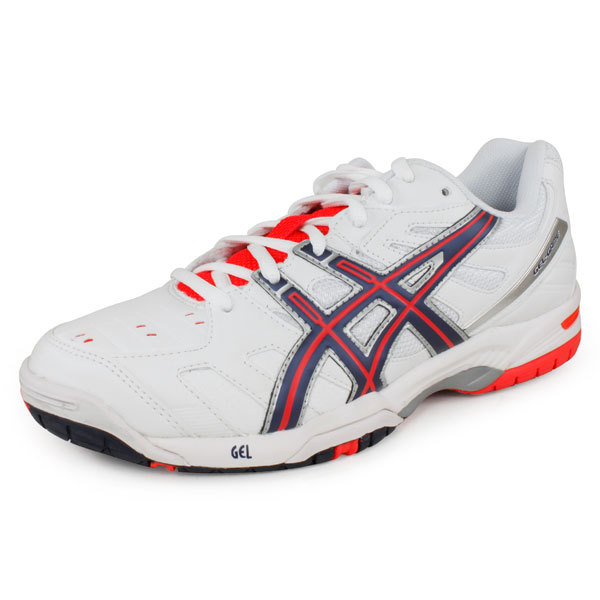 ASICS Women`s Gel Game 4 Tennis Shoes White/Eclipse/Diva Pink