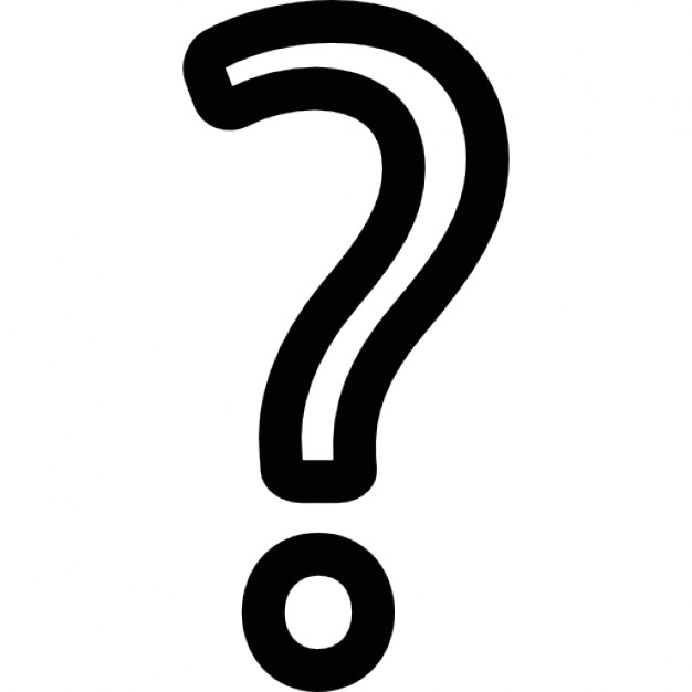 Question mark symbol outline Icons | Free Download
