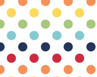 Rainbow Polka Dot - ClipArt Best