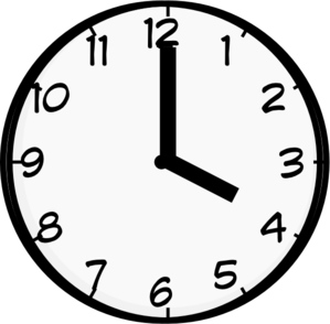 Analogue Clock Clipart