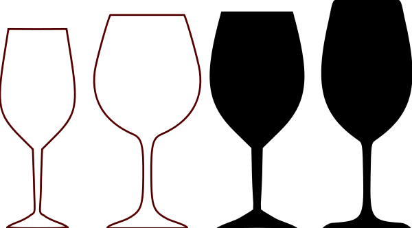 wine glass shapes Clipart, vector clip art online, royalty free ...