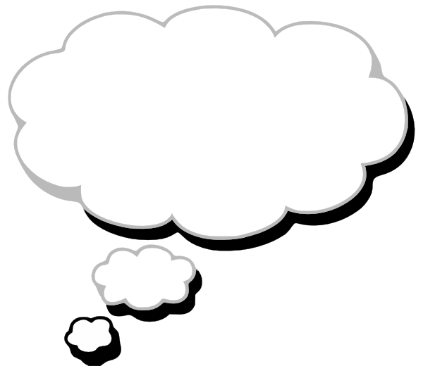 Thought Cloud Vector