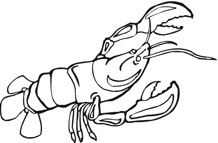 Lobster Outline - Free Clipart Images
