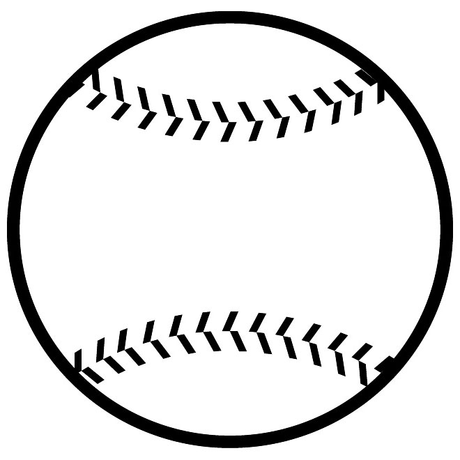 Best Photos of Baseball Ball Vector - Baseball Clip Art Black and ...