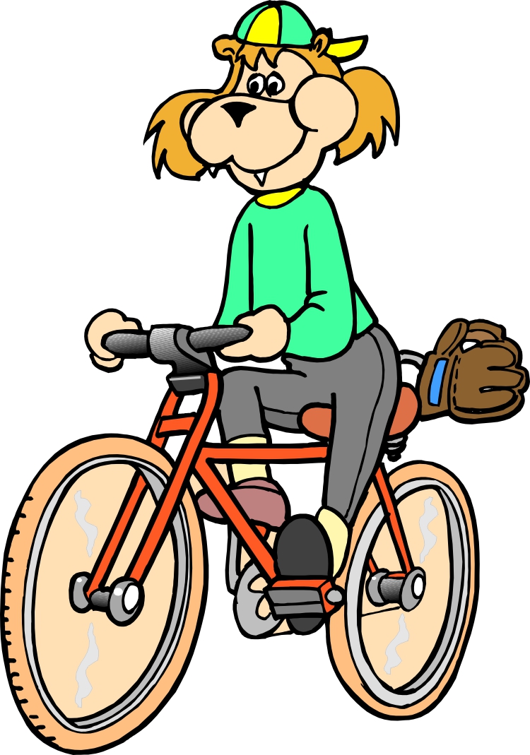 Cartoon People Riding Bikes - ClipArt Best
