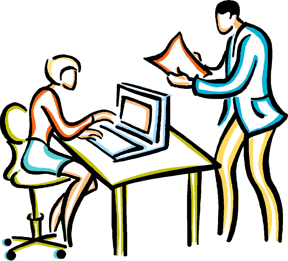 Computer Lab Clipart craft projects, Electronic Clipart - Clipartoons