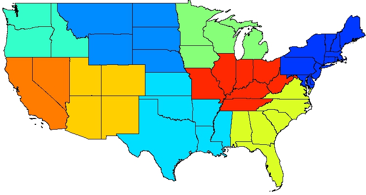 Climate Zone Map Of The United States - ClipArt Best