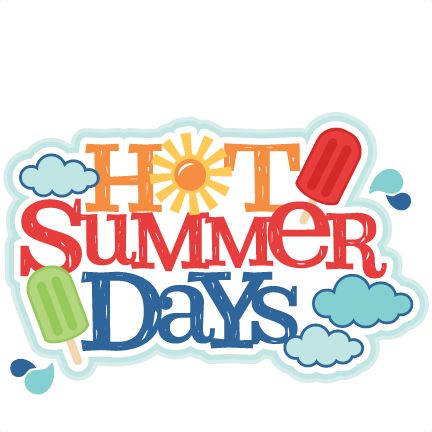 Hot summer day clipart