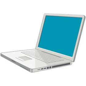 Laptop clipart vector